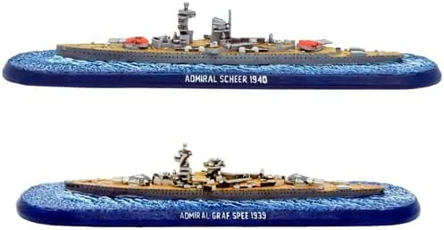 Vista 2 de Victoria en el mar: Cruceros - Almirante GRAF Spee y Almirante Scheer
