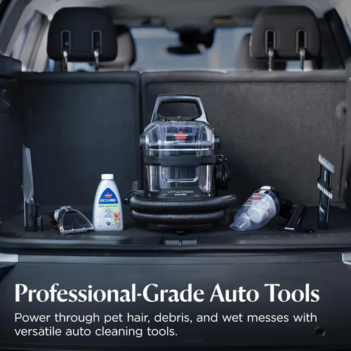 Vista 4 de BISSELL Little Green Auto Pro, herramientas automáticas de grado profesional y fórmula de limpieza incluida, 3909L