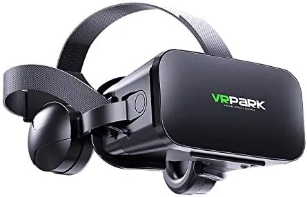 Vista 2 de Gafas de realidad virtual 3D Gafas de realidad virtual vienen con auricularesVr Auriculares de realidad virtual Gear vr Roller Coaster Daydream