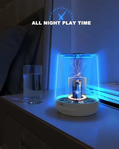 Vista 8 de BABYMUST Baby White Noise Machine, Sound Machine with Night Light for Baby Sleeping, 34 Soothing Sounds, App Remote Control, Set Wake up & Sleep