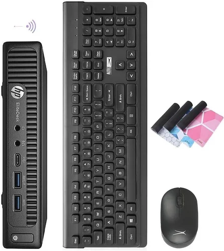 HP Mini PC EliteDesk 800 G2 Micro escritorio, i7 6700 Quad Core hasta 4.00GHz, 32GB DDR4 1TB SSD, AX210 WiFi 6E incorporado + Bluetooth 5.2, HDMI