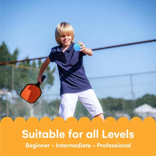 Vista 6 de Noa Store Pickleball Balls for Indoor and Outdoor Play 3-Pack (2.9 Inch) - Durable Plastic and Versatile with Enhanced Visibility - Consistent