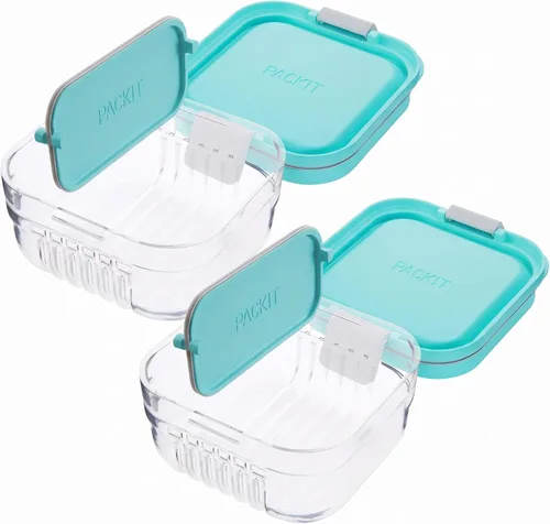 Vista 14 de PackIt, Bento Mod Snack Menta (paquete de 12)