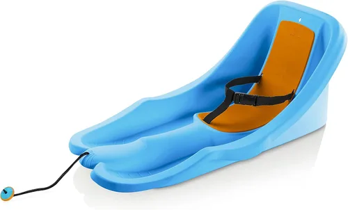 Gizmo Riders Baby Rider, Toddler Sled - 3-Point Harness, Anti-Slip Seat, Retractable Tow Strap, Durable Plastic, Ideal for 6 Months to 3 Years,