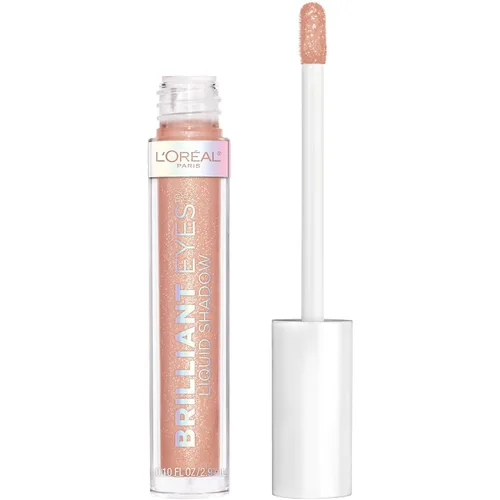Vista 18 de L'Oreal Paris Brilliant Eyes - Sombra de ojos líquida con brillo, brillo duradero de larga duración, resistente a pliegues, a prueba de escamas