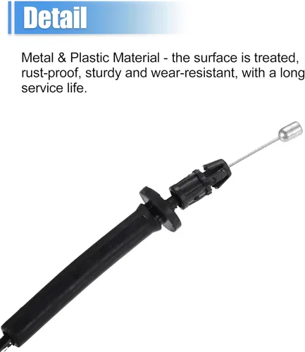 Vista 6 de uxcell Cable de liberación del pestillo del capó para Chevrolet Impala 2006-2013 para Buick LaCrosse 2005-2009 Cable de bloqueo de capó Reemplazar