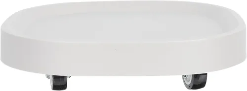 Plato rodante para maceta con ruedas, soporte de ruedas resistente para plantas en maceta, bandeja de base redonda con ruedas, soporte para macetas