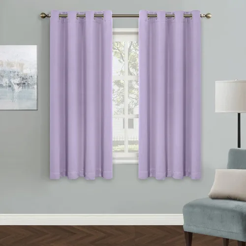 Vista 133 de MYSKY HOME - Cortinas opacas amarillas para sala de estar y dormitorio, cortinas de 84 pulgadas de largo, con ojales, cortinas de oscurecimiento