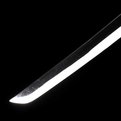 Vista 5 de Sword fort Espada Akame de acero al carbono, hecha a mano, Katana de metal real, accesorios de anime, accesorios de cosplay, espada samurái, rojo