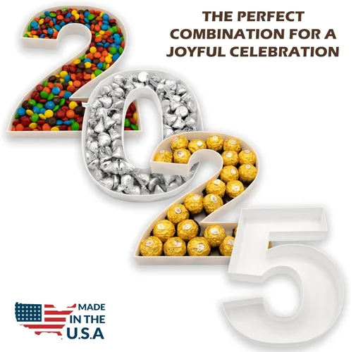 Vista 2 de Bandeja de exhibición reutilizable de plástico de 10" para golosinas, charcutería, pop de pastel, caramelos, caja de charcutería, letras