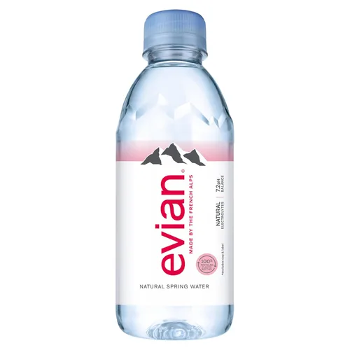 Vista 12 de Evian Agua de Manantial Natural, botellas de 330 ml (11.15 fl oz), paquete de 24