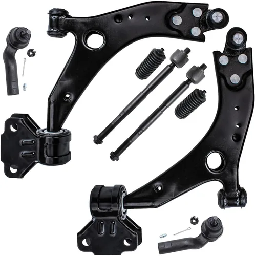 Vista 53 de Detroit Axle - Kit de suspensión frontal de 8 piezas para Chevy GMC Silverado Sierra Suburban 1500 Yukon Avalanche Cadillac Escalade brazos