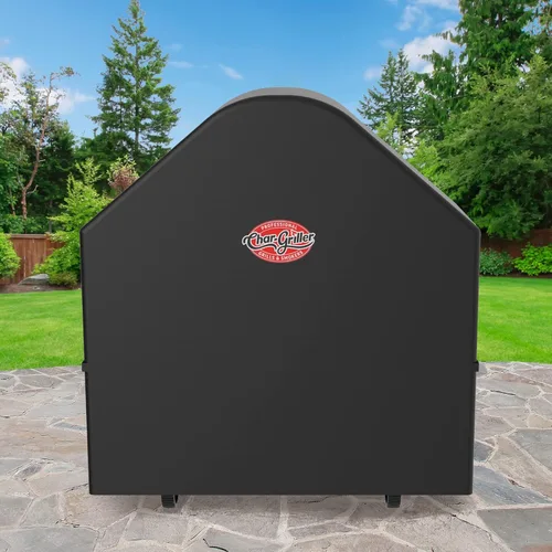 Vista 2 de Char-Griller 6455 AKORN Auto-Kamado - Funda para parrilla de carbón, color negro
