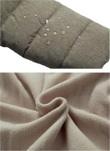 Vista 4 de Rokka&Rolla Chaqueta acolchada con forro polar resistente al agua para bebés y niños pequeños