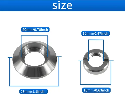 Vista 7 de Juego de tuercas de bisel para interruptor de salpicadero para Jeep CJ5 CJ7 CJ8 987911 4000056 1972-1986