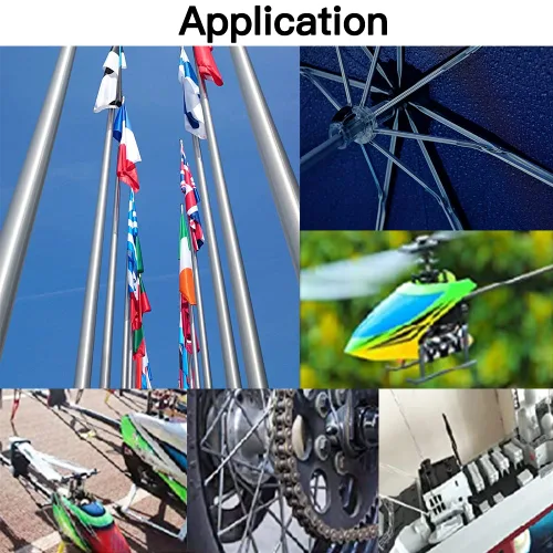 Vista 5 de Feelers Varilla redonda de aluminio 6061 de 1 pulgada a 7.992 in (8 pulgadas), 1 pieza de varilla sólida de precisión para bricolaje, mecanizado