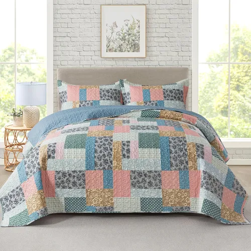 Vista 20 de Travan Juegos de Edredón de 2 Piezas Twin con Sham, Ropa de Cama de Gran Tamaño, Colcha Reversible, Juego de Cubrecama Suave, Tamaño Twin