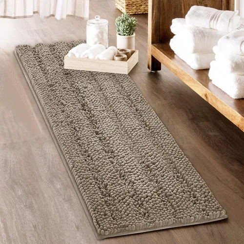 KGORGE Alfombras de baño grandes – Alfombra de baño suave, absorbente de agua, antideslizante, de secado rápido, gruesa, peluda, alfombra para el