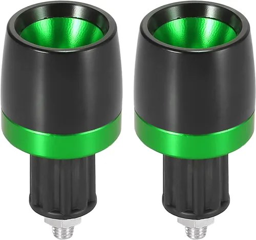 Vista 12 de Motoforti 2 unids Universal 0.709 in Manillar End Tapas Plug Bar End CNC Aleación de aluminio para motocicleta Negro