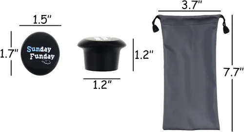 Vista 4 de Funny Wine Stoppers Silicone Reusable Wine Bottle Stopper Cute for Wine Beverage and Beer Bottles with a Funny Saying Funny Wine Stoppers 7 PACK