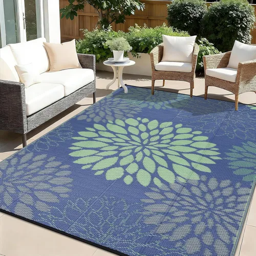 Vista 12 de Ileading Alfombra de exterior para patios 5'x8