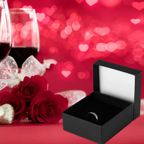 Vista 3 de Jewelry Gift Boxes Small Gift Boxes for Necklace Ring Bracelet Earring Cotton Filled Jewelry Box