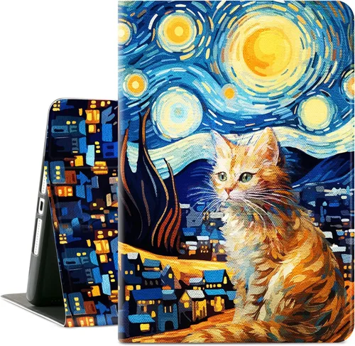 Vista 35 de Funda para iPad de 9ª generación, funda para iPad de 7ª generación, para iPad de 8ª generación, fundas de 10.2 pulgadas, a prueba de golpes Pintura