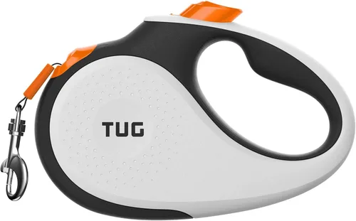 Vista 19 de TUG - Correa retráctil 360º para perros, libre de enredos, mango antideslizante, 16 pies de correa de nailon resistente, freno de una sola mano