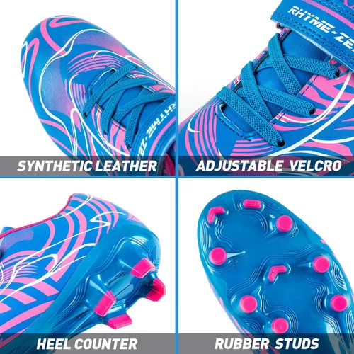 Vista 2 de Zapatos de fútbol FGAG para niños y niñas