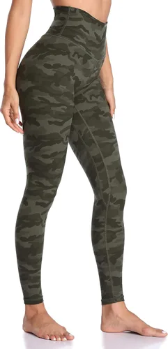 Colorfulkoala Pantalones de yoga suaves de cintura alta para mujer, leggings de longitud 78