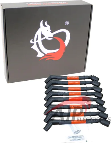 DRAGON FIRE PERFORMANCE HIGH TEMP 500 Ohm per ft. Juego de cables de bujía de rendimiento de la serie Street para Chevrolet GM Chevy LS LSX LS1 LS2