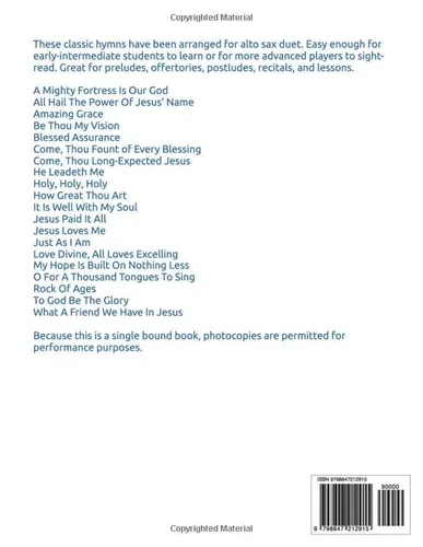 Vista 2 de 20 Greatest Hymns for Alto Sax Duet