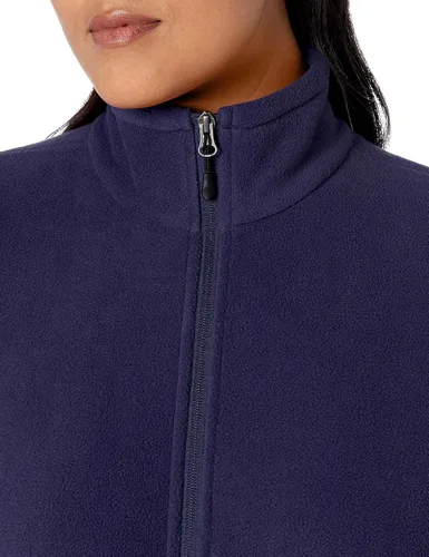 Vista 6 de Tienda Essentials Chaleco de forro de vellón suave sin mangas de corte clásico para mujer disponible en tallas extragrandes