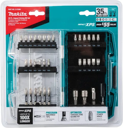 Vista 4 de Makita E-01644 Impact XPS - 60 piezas Juego de dados Impacto