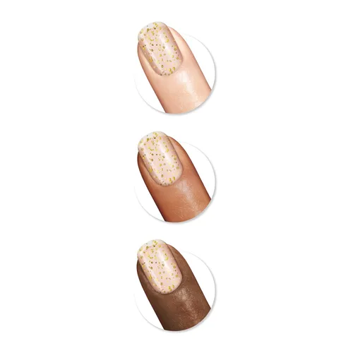 Vista 53 de Sally Hansen Miracle Gel™ x Jared McCain, GOAT Gold, Larga duración, fórmula tipo gel, sin necesidad de lámpara UV, esmalte de uñas dorado