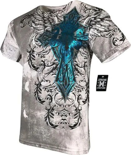 Vista 4 de Xtreme Couture by Affliction Camiseta para hombre Bastille Mass