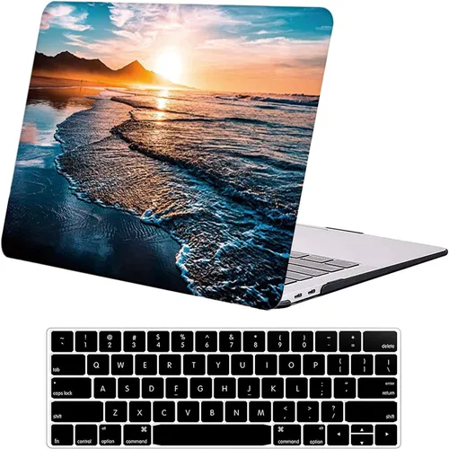 Vista 19 de DTangLsm Funda para MacBook Air de 15 pulgadas M4 2025 2024 2023 Release A3241 M3 A3114 M2 A2941 Touch ID, tela tejida texturizada elegante cubierta