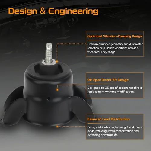 Vista 4 de Juego de motor delantero trasero izquierdo y montaje Tran para Hyundai Elantra 1.8L 2011-2016 con transmisión automática