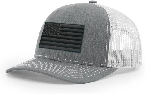 Vista 185 de Joe's USA Richardson 112 - Gorras de camionero con parche gráfico personalizado - Gorras estructuradas de cinco y seis paneles Richardson Premium