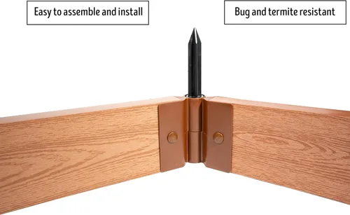 Vista 5 de Frame It All Classic Sienna Curvo Playground Border 16' - 1" Perfil