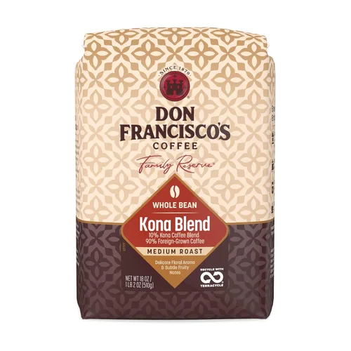 Vista 12 de Don Francisco's Café 100% Colombia Supremo en grano entero, tostado medio – 100% café arábica, bolsa de 20 onzas