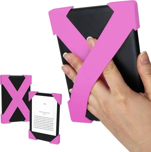 Vista 15 de Strapsicle Correa de mano de silicona – Paperwhite Gen 11 (17,2 cm) & Gen 12 (17,8 cm), Colorsoft – Grande – Pack de 2 – Negro – Cómoda alternativa