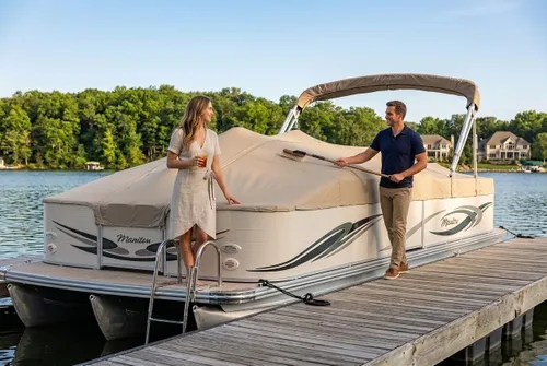 Vista 8 de Sistema de ventilación de cubierta de barco con ventilación de barco 3 – poste de soporte de aluminio que se extiende de 23 a 55 pulgadas – Base