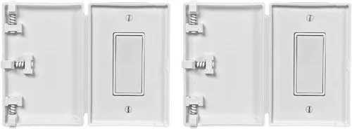 Vista 9 de Cubierta para interruptor de luz para mascotas para decoración moderna Decora Leviton Legrand Rocker, protector de seguridad eléctrico para el hogar