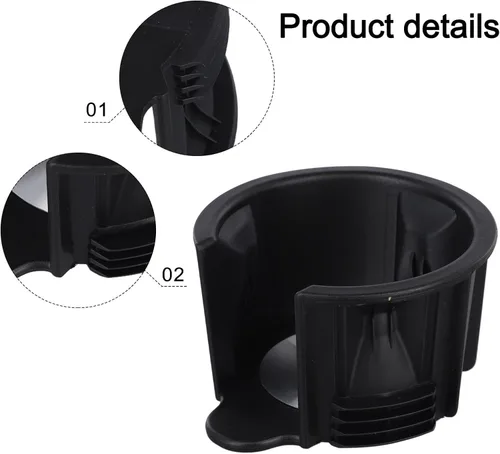 Vista 5 de Car Center Console Cup Drink Holder for Rover Sport Securely Holds Your Drinks