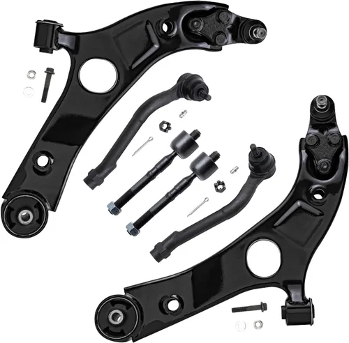 Vista 65 de Detroit Axle - Kit de extremo delantero para Chrysler 300 Dodge Charge 2011-2018 Challenger, 2 brazos de control traseros inferiores, 2 barras