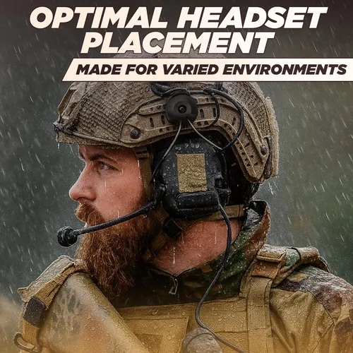 Vista 8 de Adaptador de riel ARC para auriculares tácticos – Compatible con Peltor Comtac II/III, Earmor M31/M32, Sordin – Se ajusta a cascos FAST, MICH, EXFIL