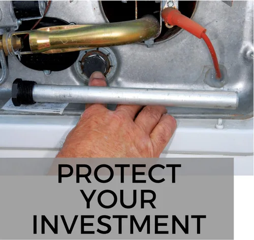 Vista 4 de Varilla de Ánodo de RV de Magnesio Protección de Tanque de Calentador de Agua para Su Inversión- 9.25'' de largo ¾'' roscas Suburban Mor-Flo 6