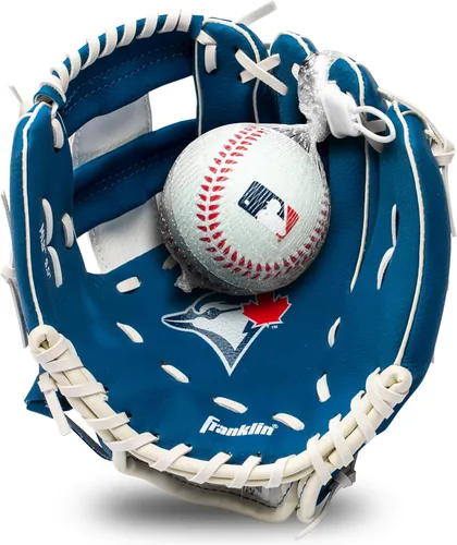 Vista 18 de Franklin Sports MLB Youth Teeball Glove and Ball Set - Kids Baseball and Teeball - Perfect First Kids Glove - 9.5