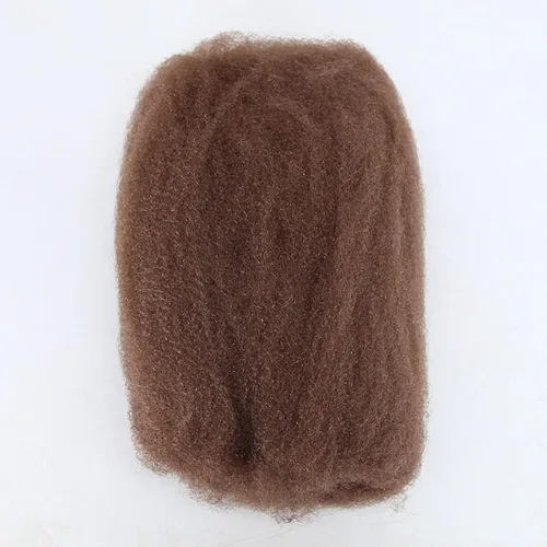 Vista 6 de BTWTRY Afro Kinkys - Cabello sintético a granel – 1.76 oz/1.76 onzas de cabello afro a granel para rastas y rastas – Extensiones de cabello con clip